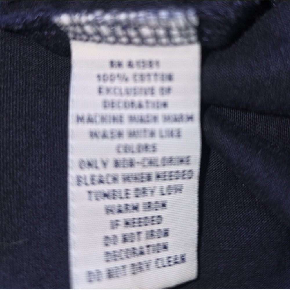 Polo by Ralph Lauren Custom Fit Men's Navy Tee with Red Pony Logo Medium Preppy - Picture 5 of 7